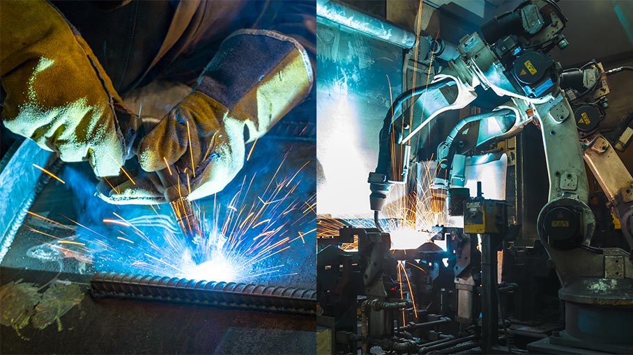 Ročno in robotsko varjenje